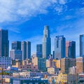 skyline of downtown Los Angeles