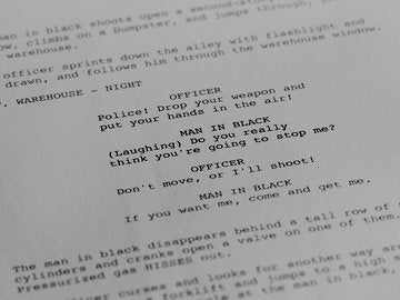 formatted screenplay